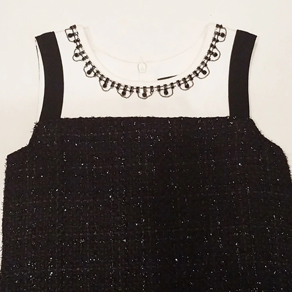 Laundry Girls Black‎ White Sparkly Girls Dress 7